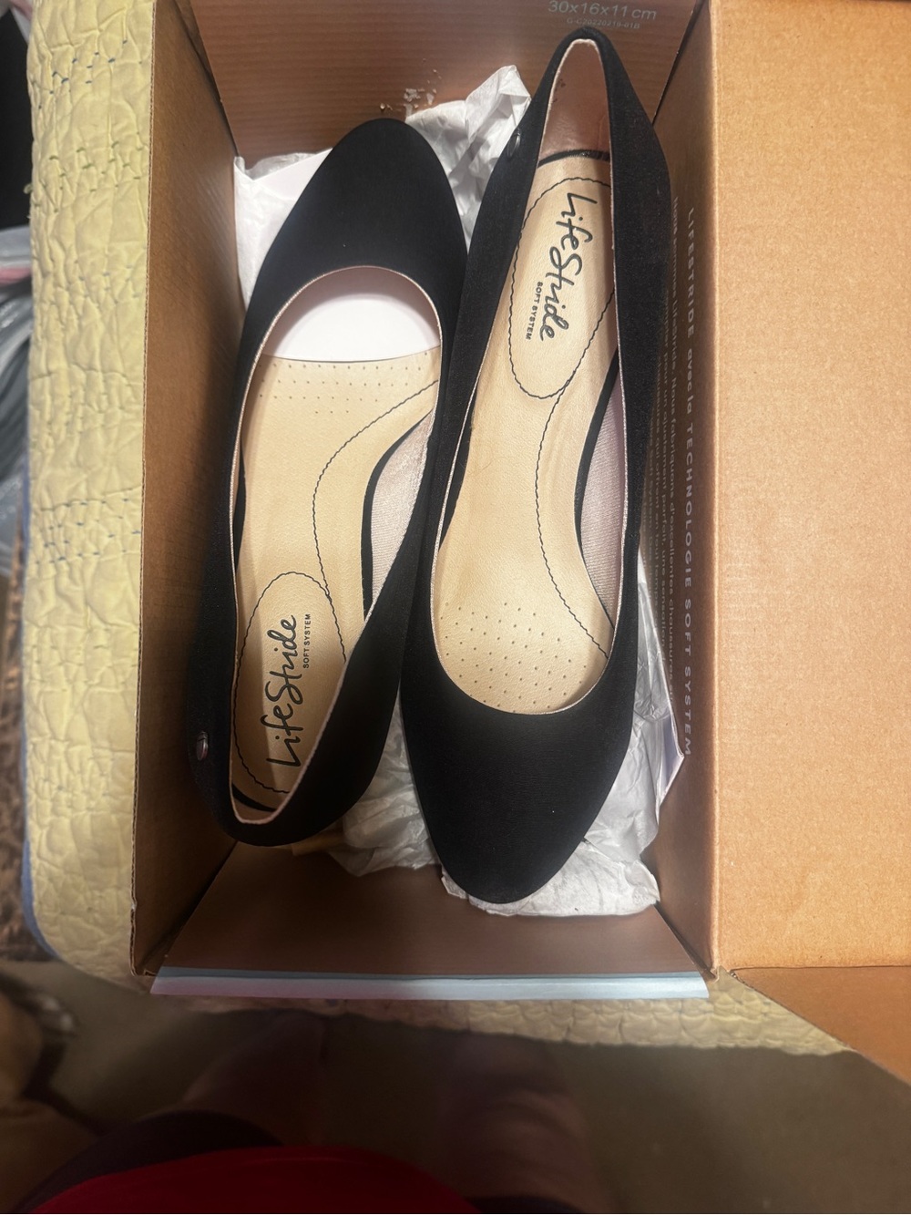 Life Stride Women's Black Classic heels